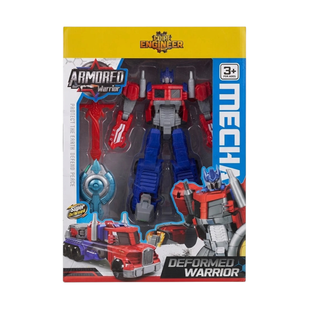 kids armored transformer