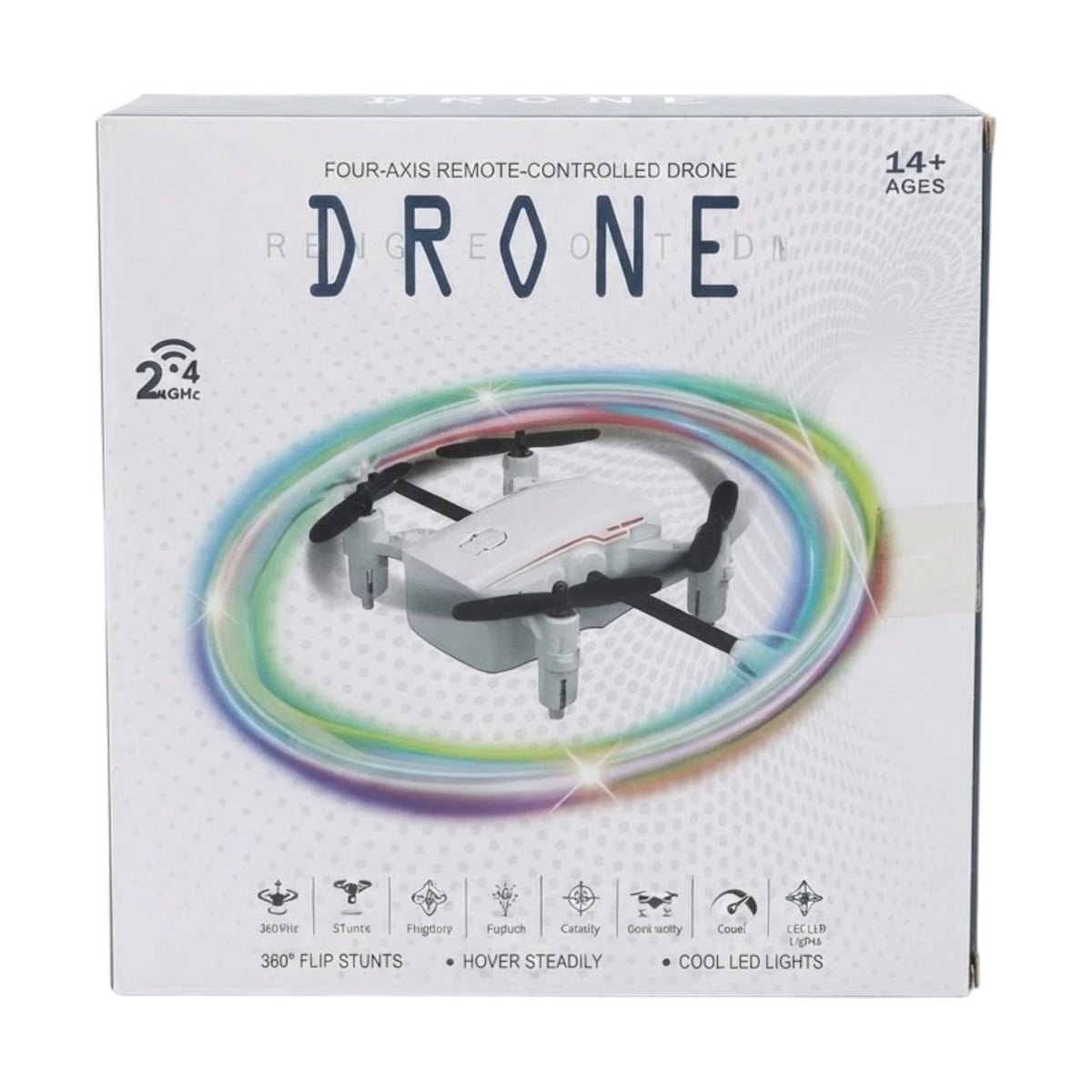 remote control drone 360 rotation with lights