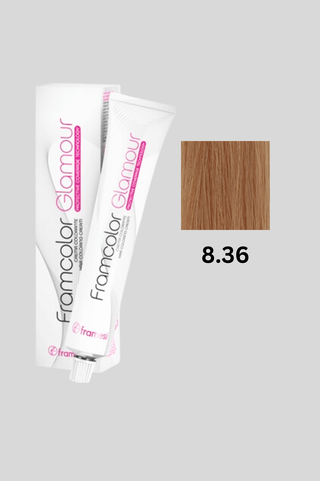 framesi hair color glamour 8.36 sandy light blonde 100ml