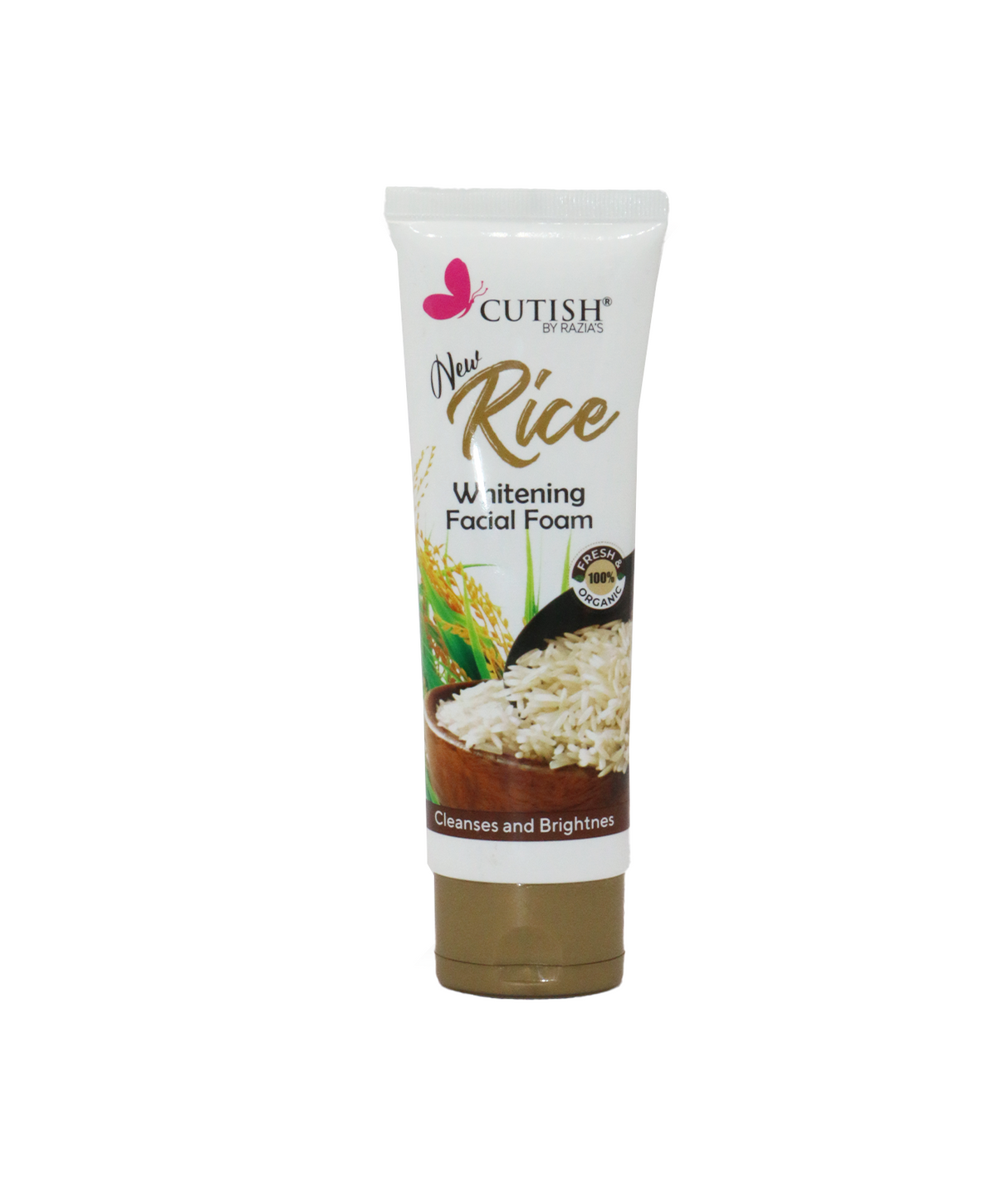 cutish face wash rice whitening