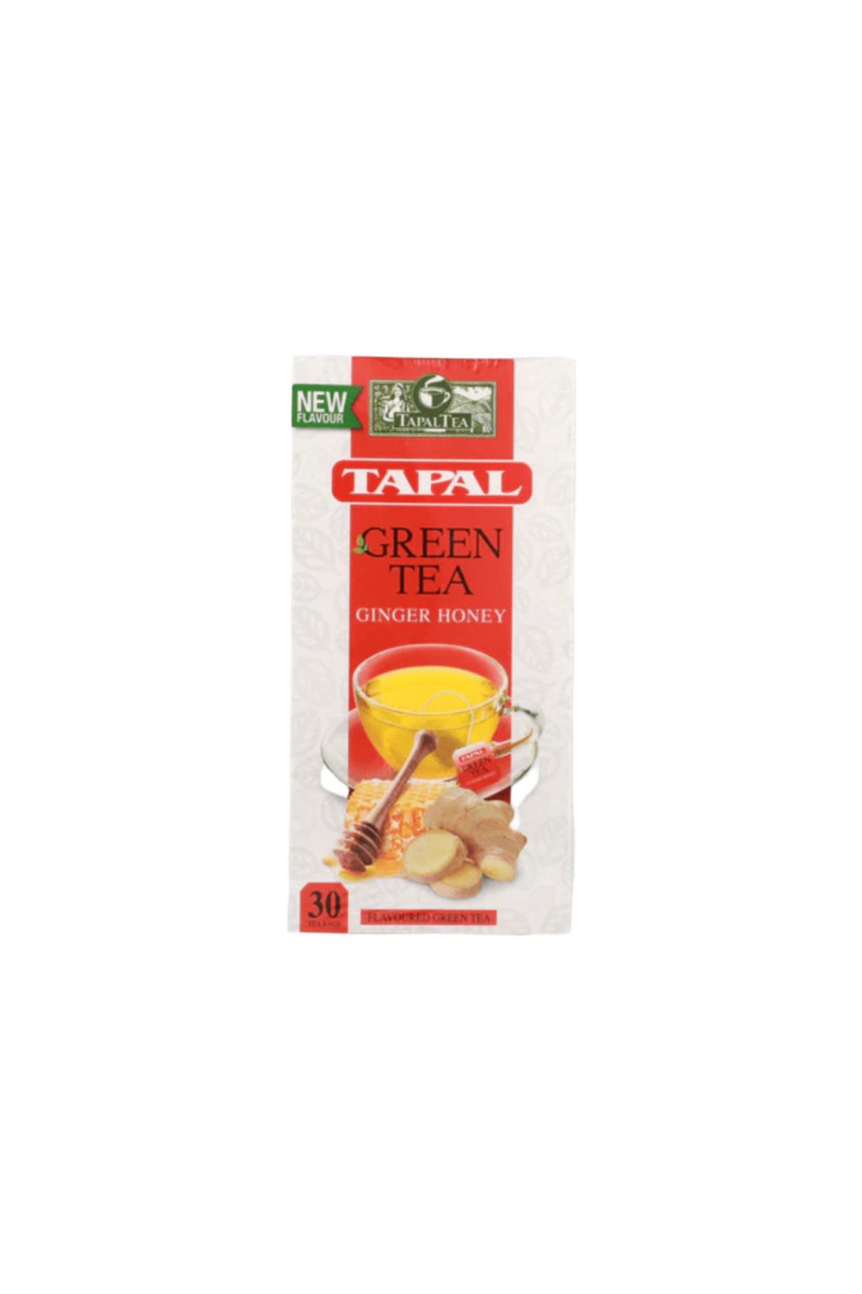 tapal green tea ginger honey 30 tea bag