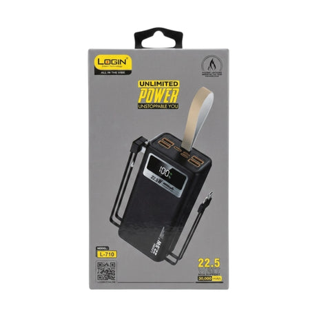 login power bank l-710 30000mah 22.5w