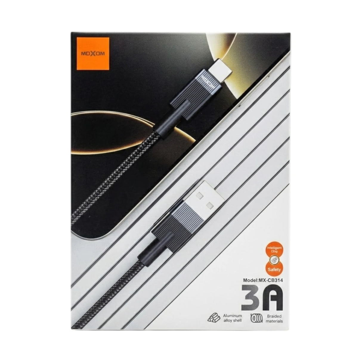 moxom type c charging cable 3a 1m china cb314
