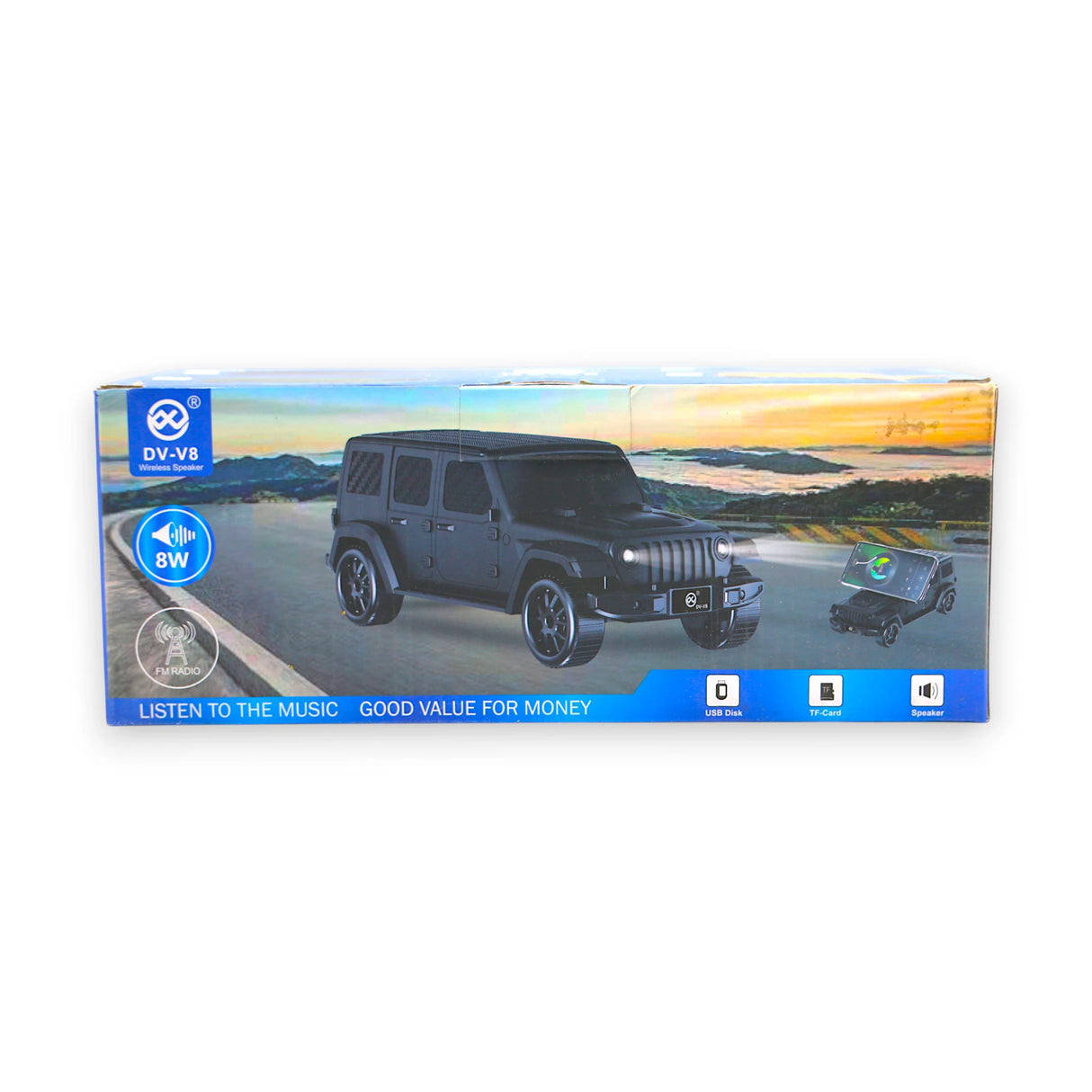 car bluetooth speaker dv-v8