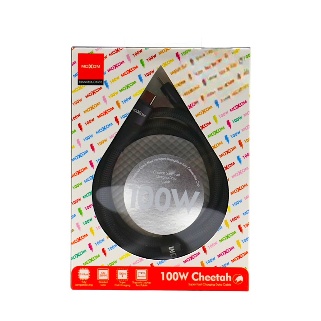 moxom type c charging cable 100w mx-cb335 china