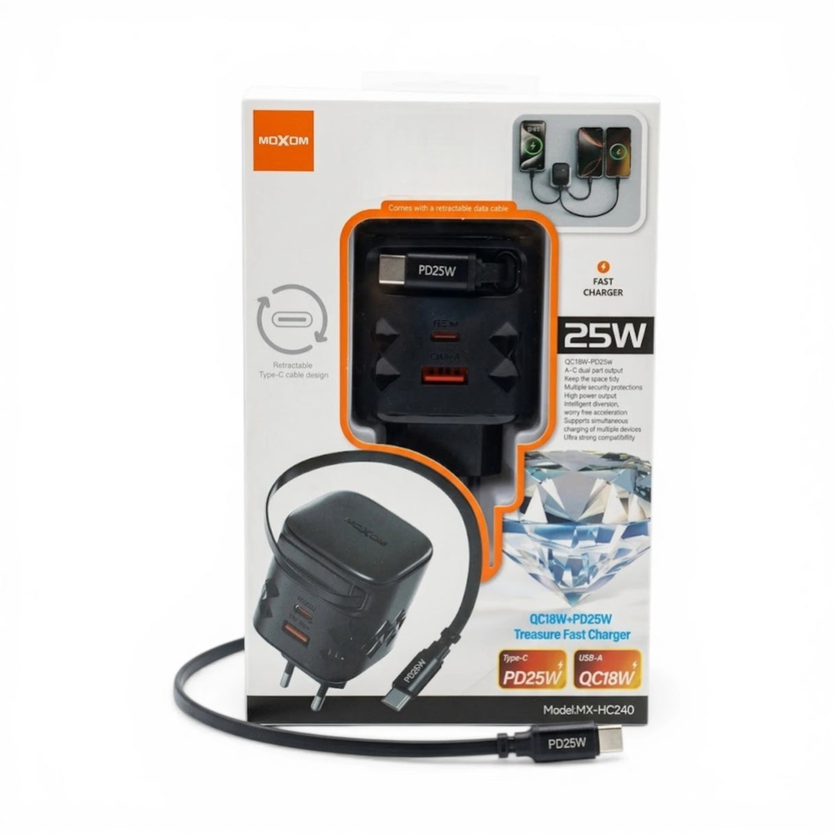 moxom charger pd30w qc18w lx-hc830 china