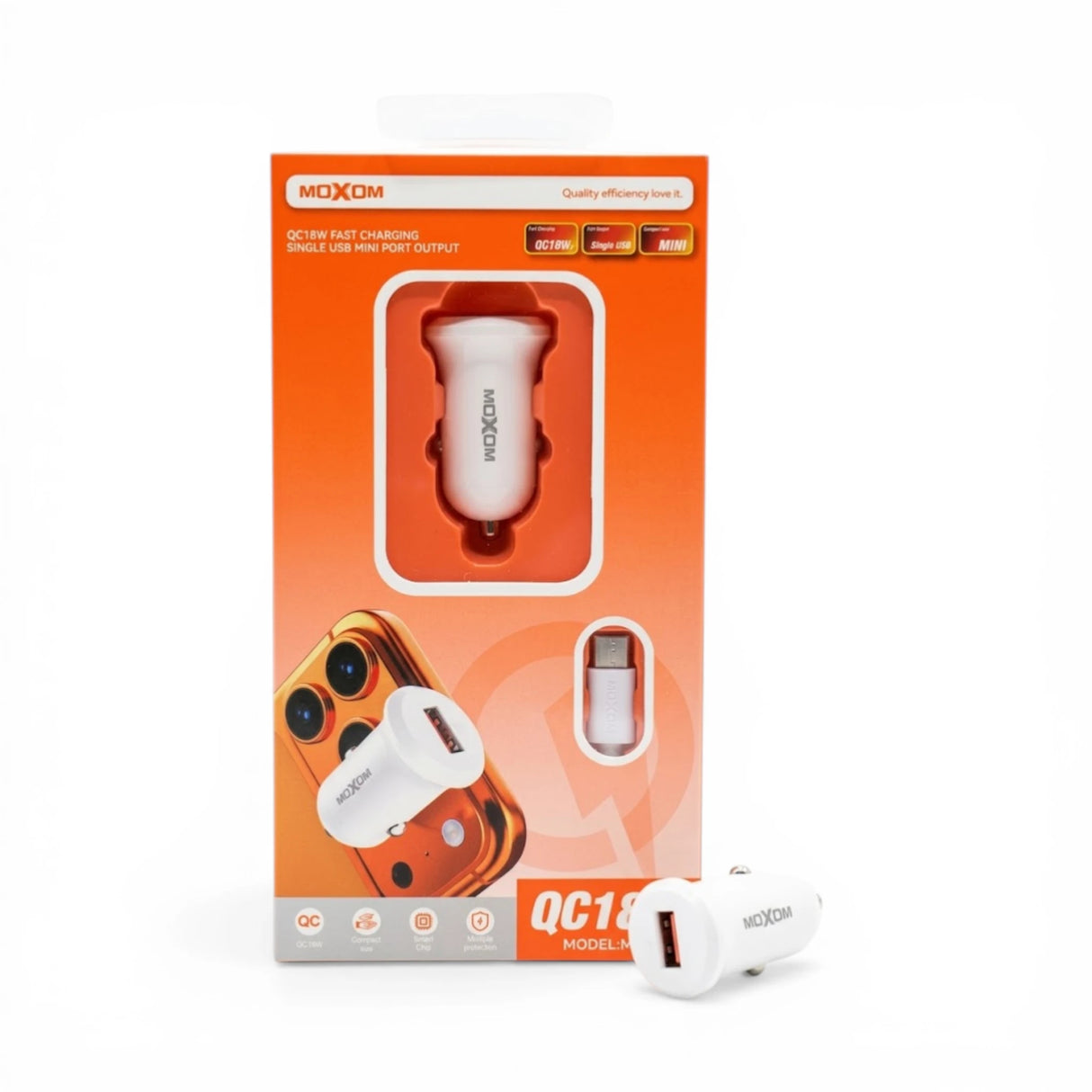 moxom car charger qc18w mx-vc50 china