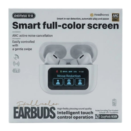 earbuds remax w30n white