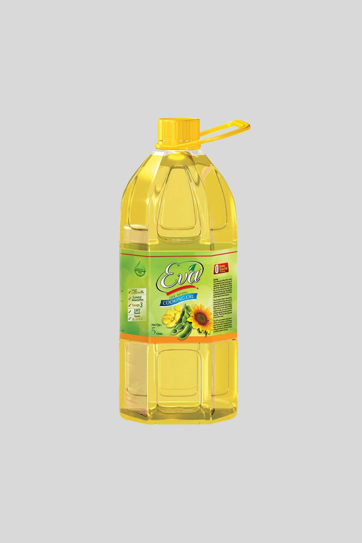 eva cooking oil 5l bottle