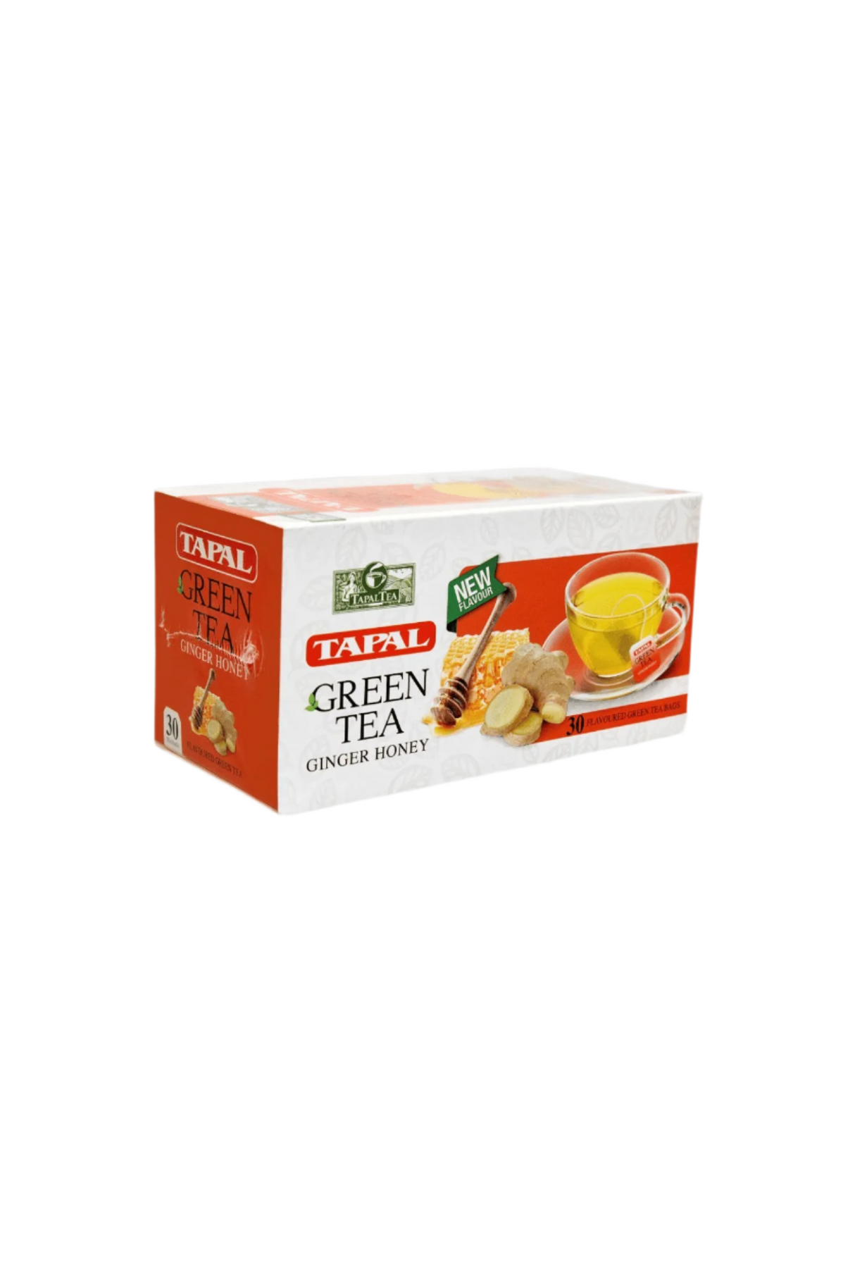 tapal green tea ginger honey 30 tea bag