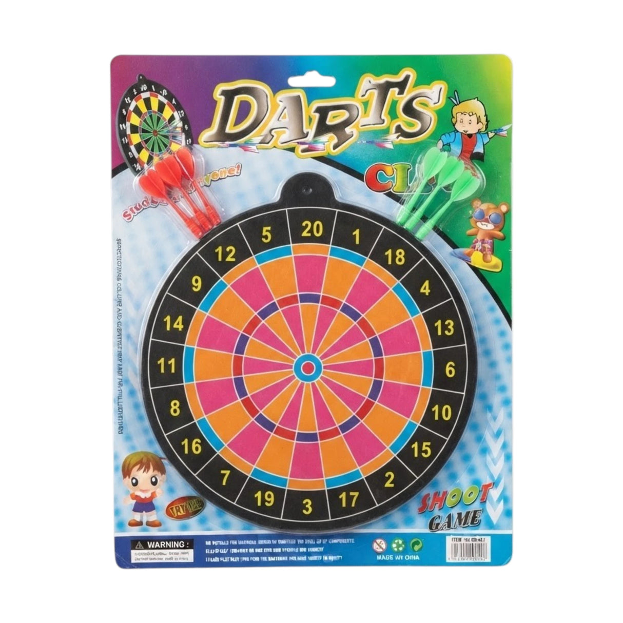DART BOARD MAGNETIC CARD PACK 101 LARGE CHINA