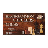 CHESS WOODEN ZC4004 3IN1 39CM LARGE CHINA