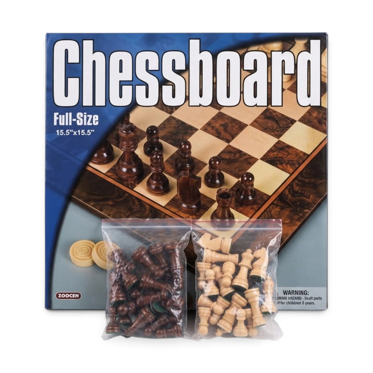 CHESS BOARD FINE 40CM WITH 2 COLOR GOTES CHINA