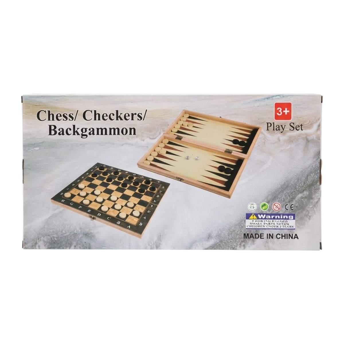 CHESS BOARD 3IN1 40CM S4846 CHINA