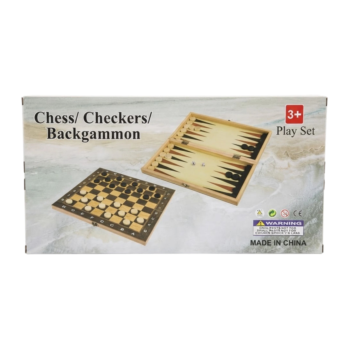 CHESS BOARD 3IN1 30CM S4042 CHINA