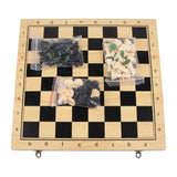 CHESS BOARD WOOD MEDIUM 3IN1 7785 CHINA