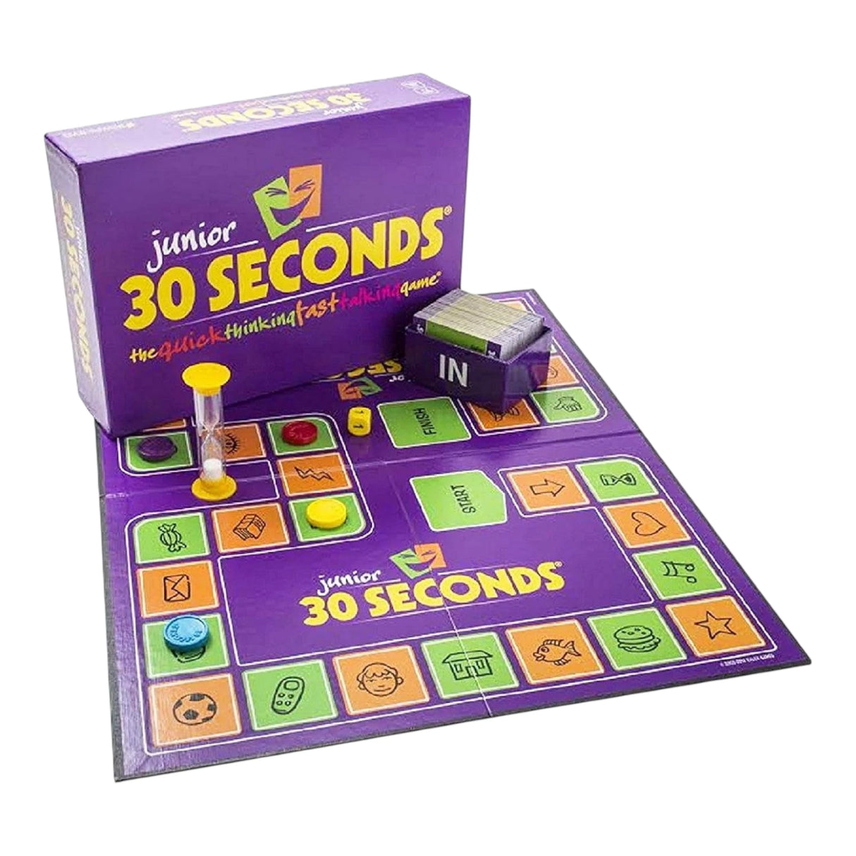 30 SECONDS JUNIOR CARD GAME 0143-1 PURPLE BOX CHINA