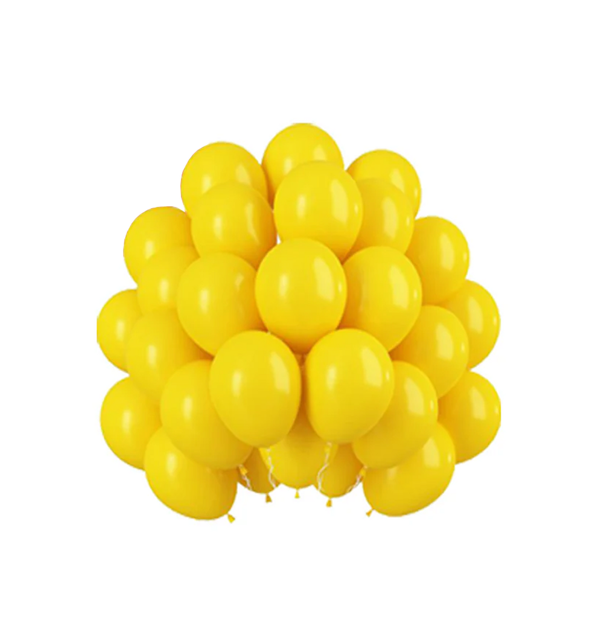 balloon 25pc yellow