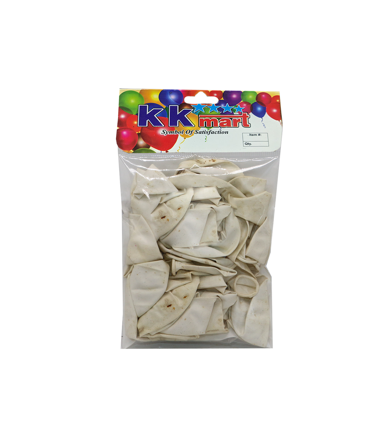 balloon 25pc white