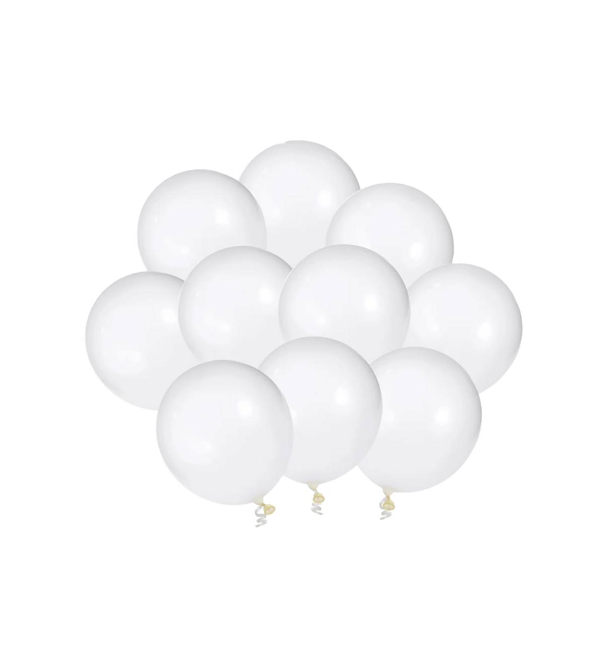 balloon 25pc white