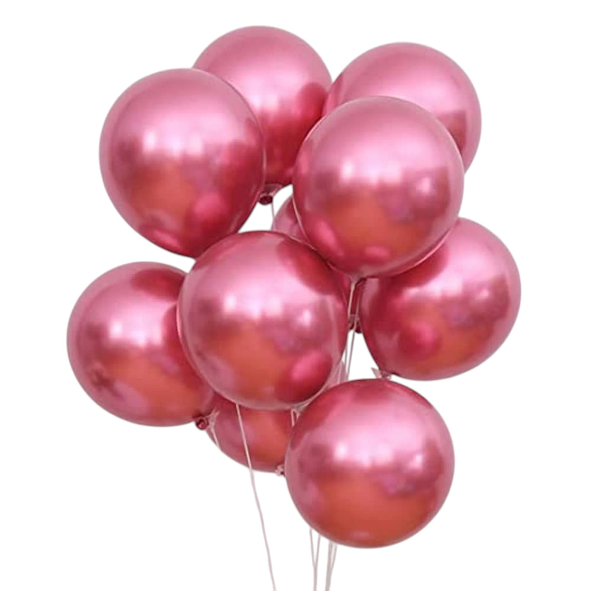 balloon 25pc metallic pink