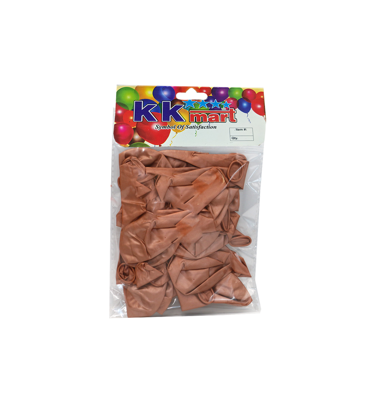 balloon 25pc metallic copper