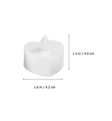 led candle heart red 1pc china "1.5x1.5"