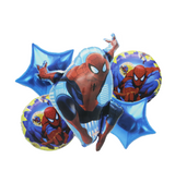 foil balloon 5pc spider man for boys