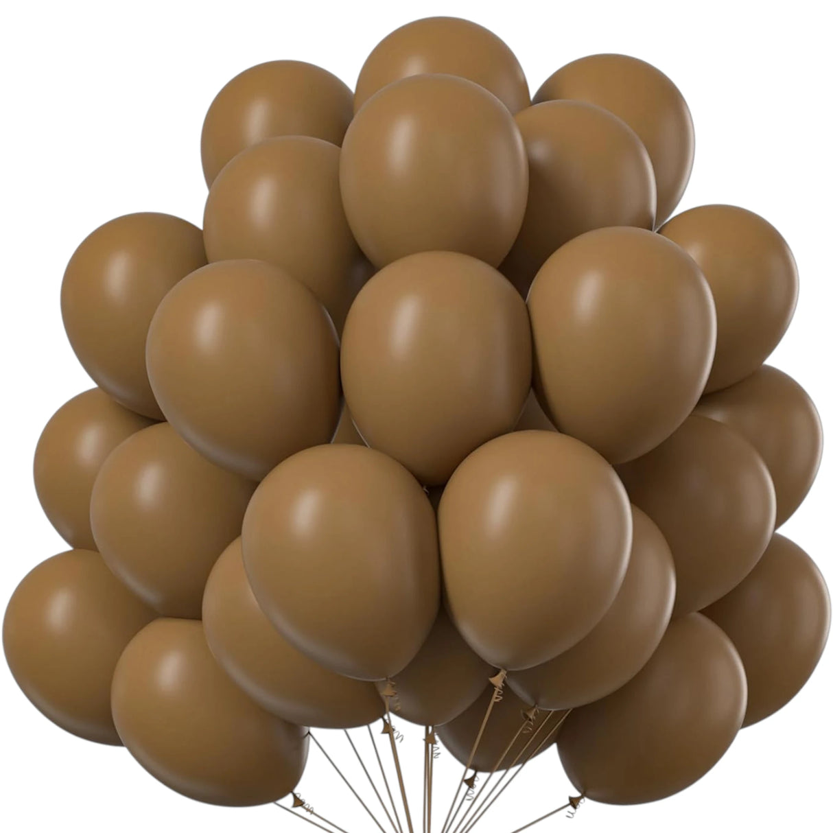 balloon 25pc brown