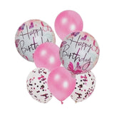 foil balloon theme 7pc