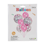 foil balloon theme 7pc