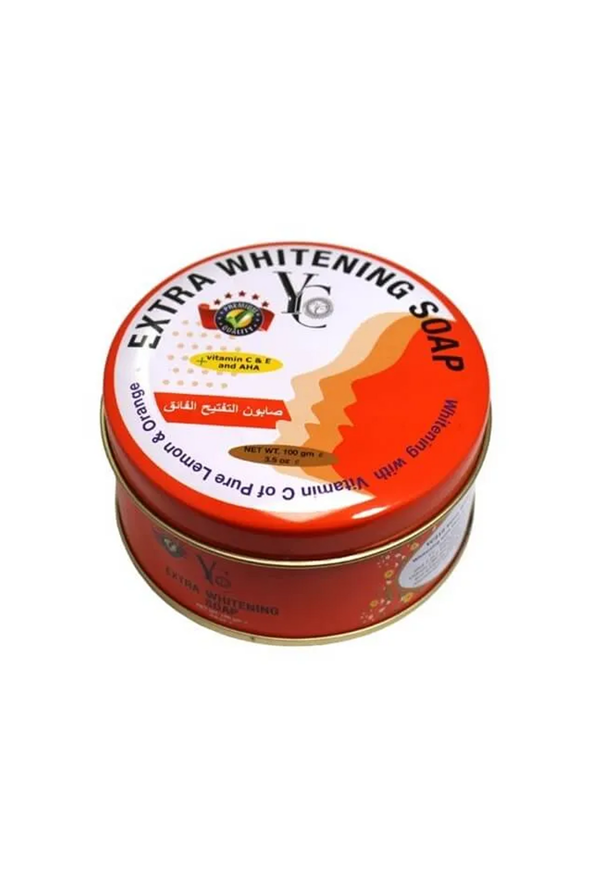 yc soap extra whitening 100g tin