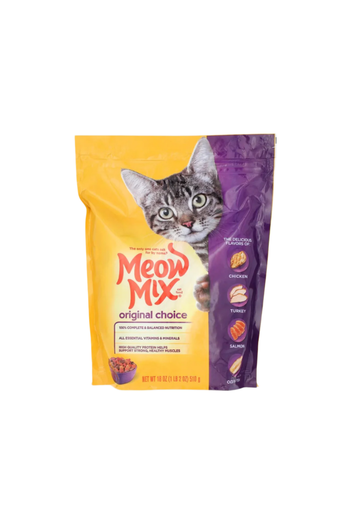 meow mix cat food original choice 510g