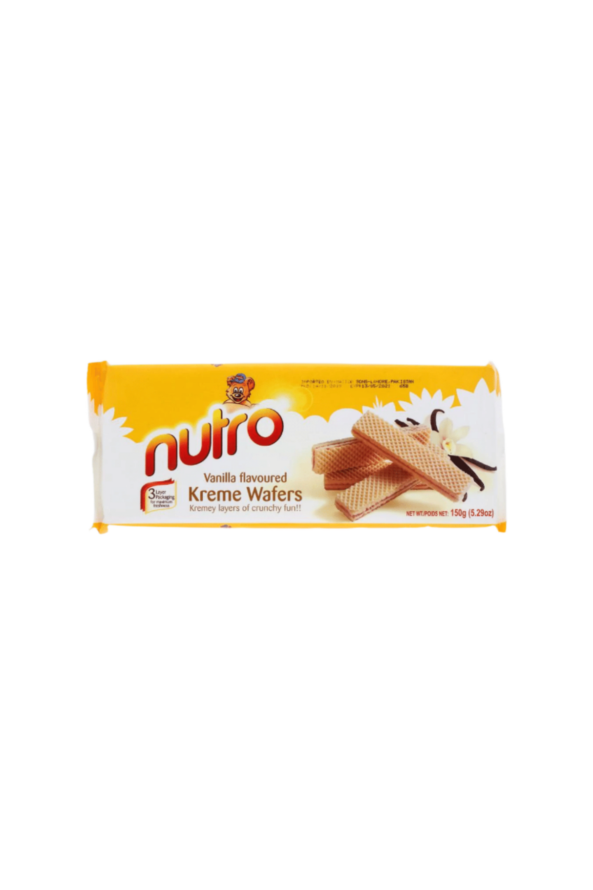 nutro wafers vanilla kreme 75g