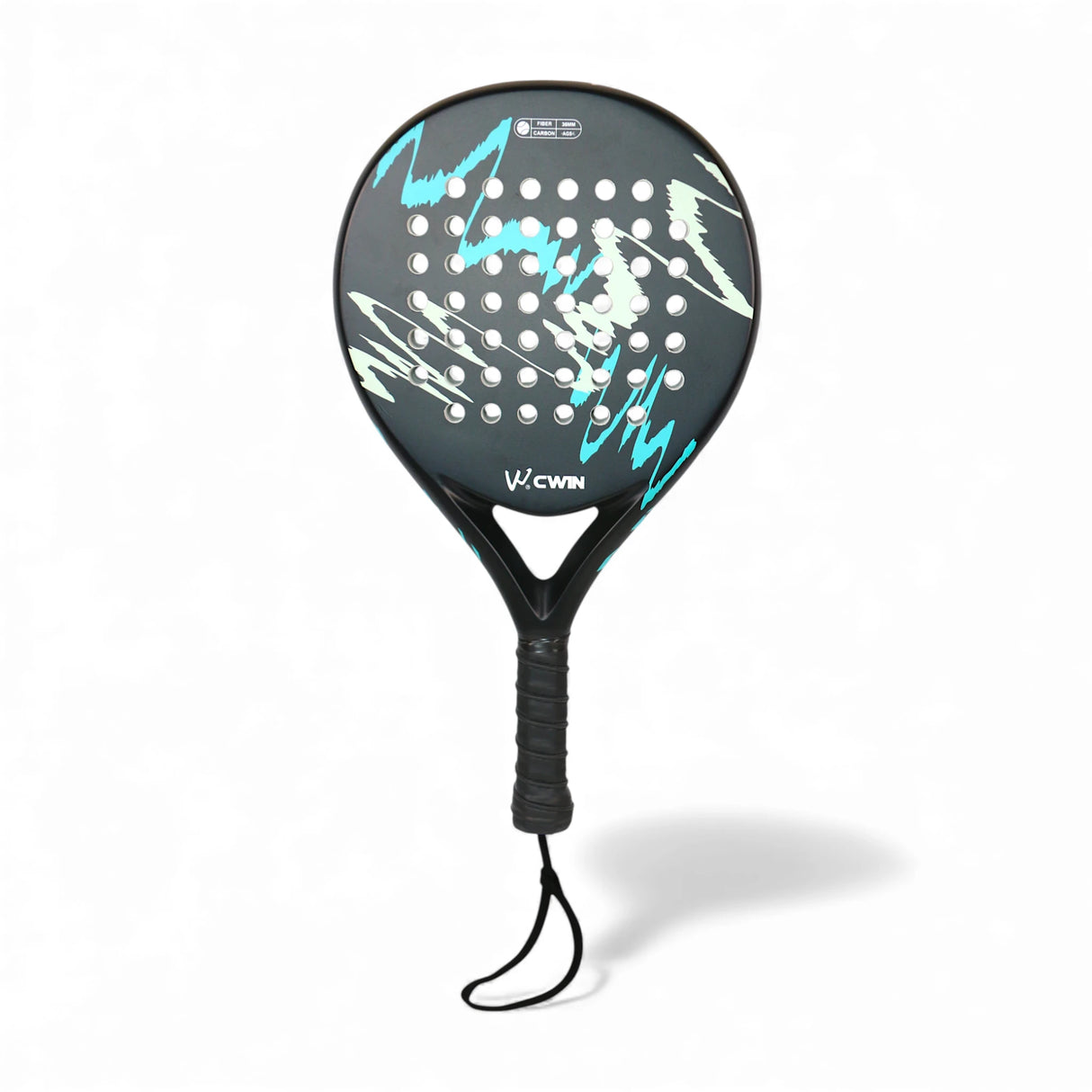 cwin padel racket carbonb black bag 4018