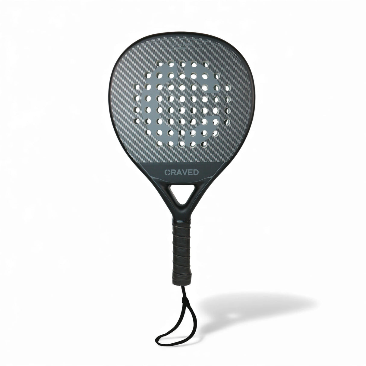 craved padel racket carbon black grey