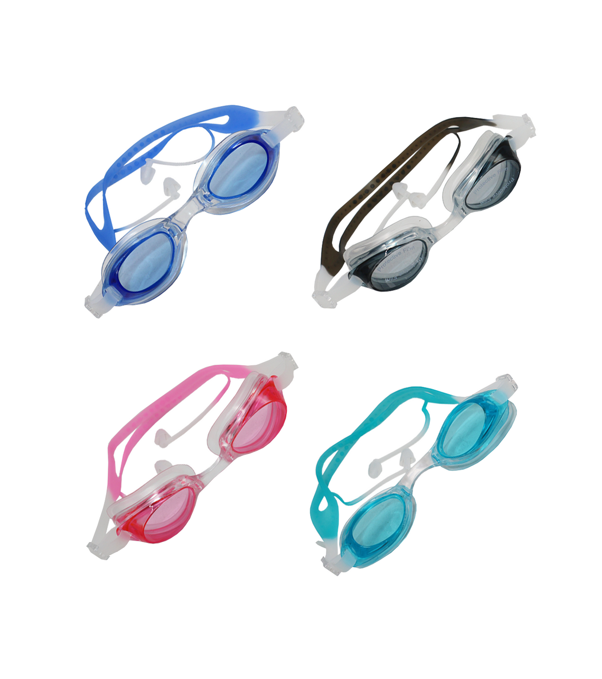 swimming goggles adoral junior with ear plug box pack 620/788