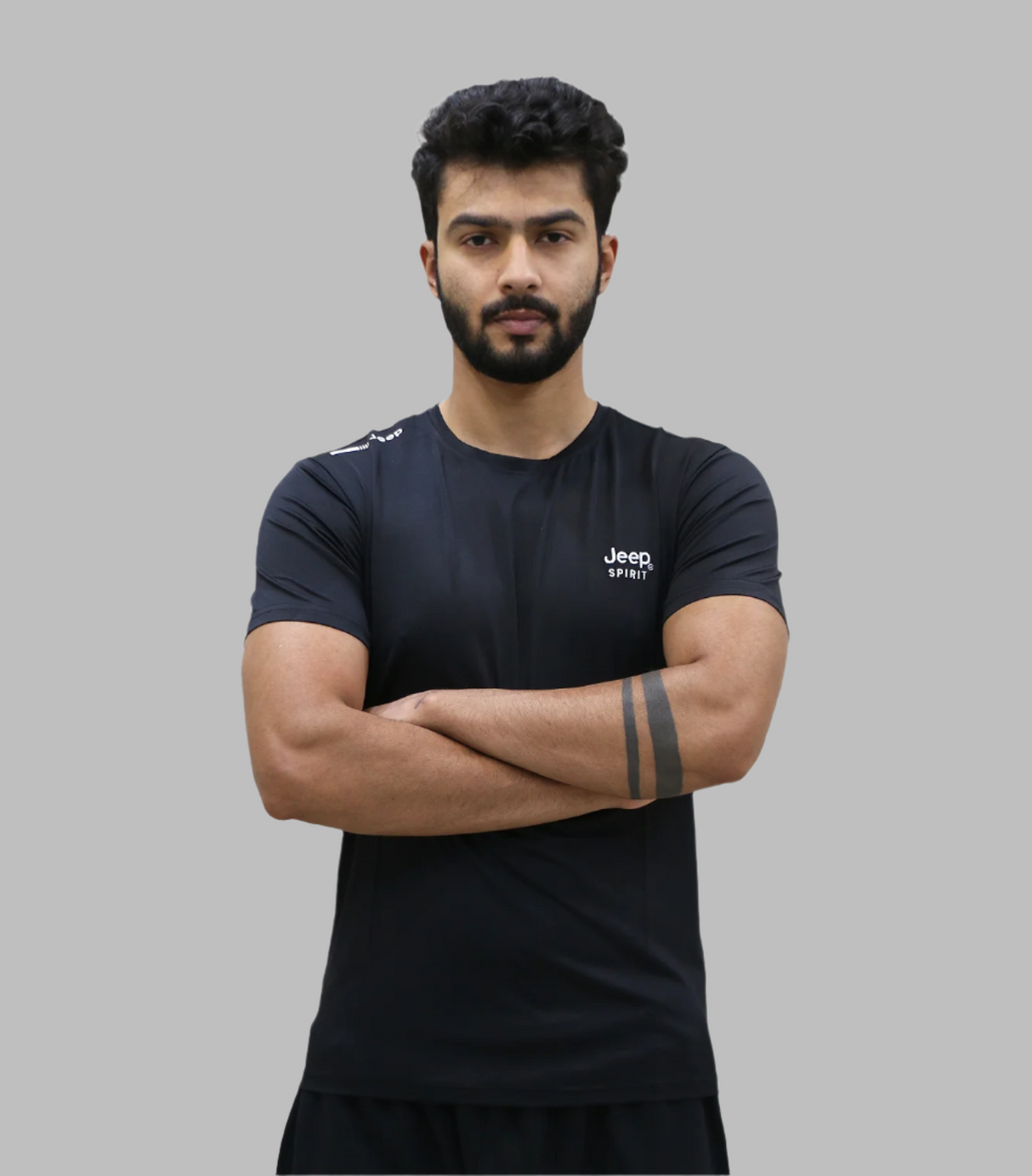 t shirt half sleeve jeep spirit black 98901