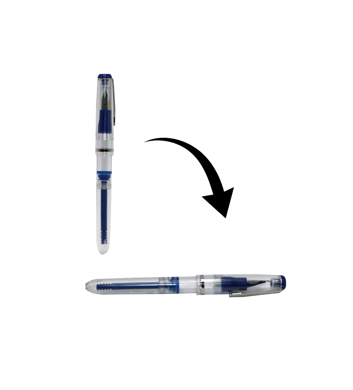 dollar fountain pen 717i transparent pump filling syestem