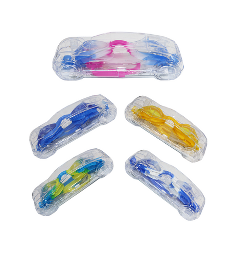 swimming goggles kids with ear plug car box ak5300