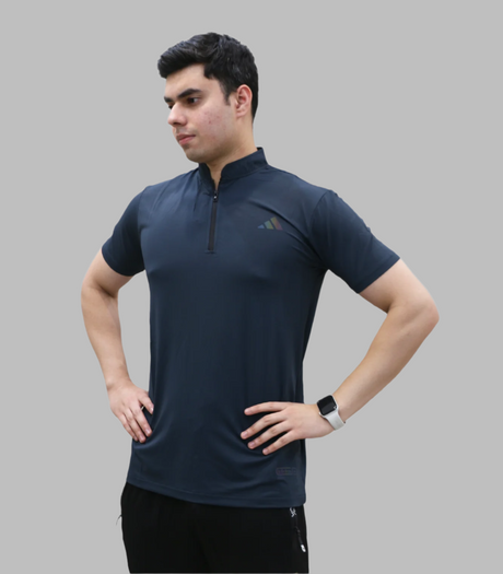 t shirt half sleeve adidas dark grey f634