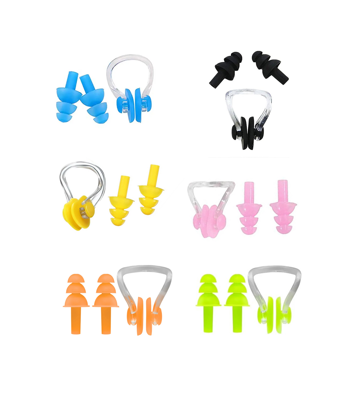 swimming ear & nose clip set akp-6