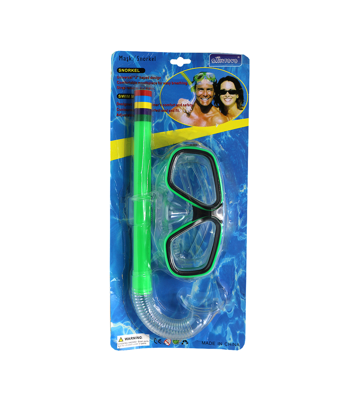 swimming goggles snorkel with rod card 1932