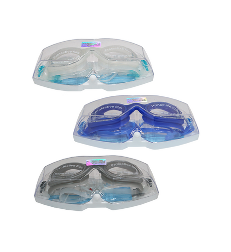 swmming goggles with ear plug box pack ak 701