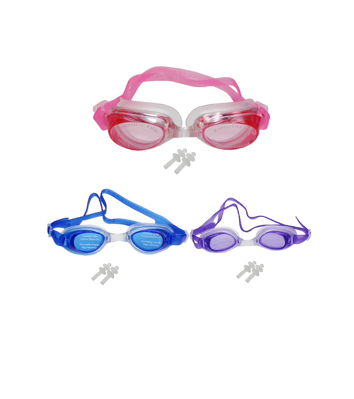 swimming goggles with era plug junior zip pouch 1600