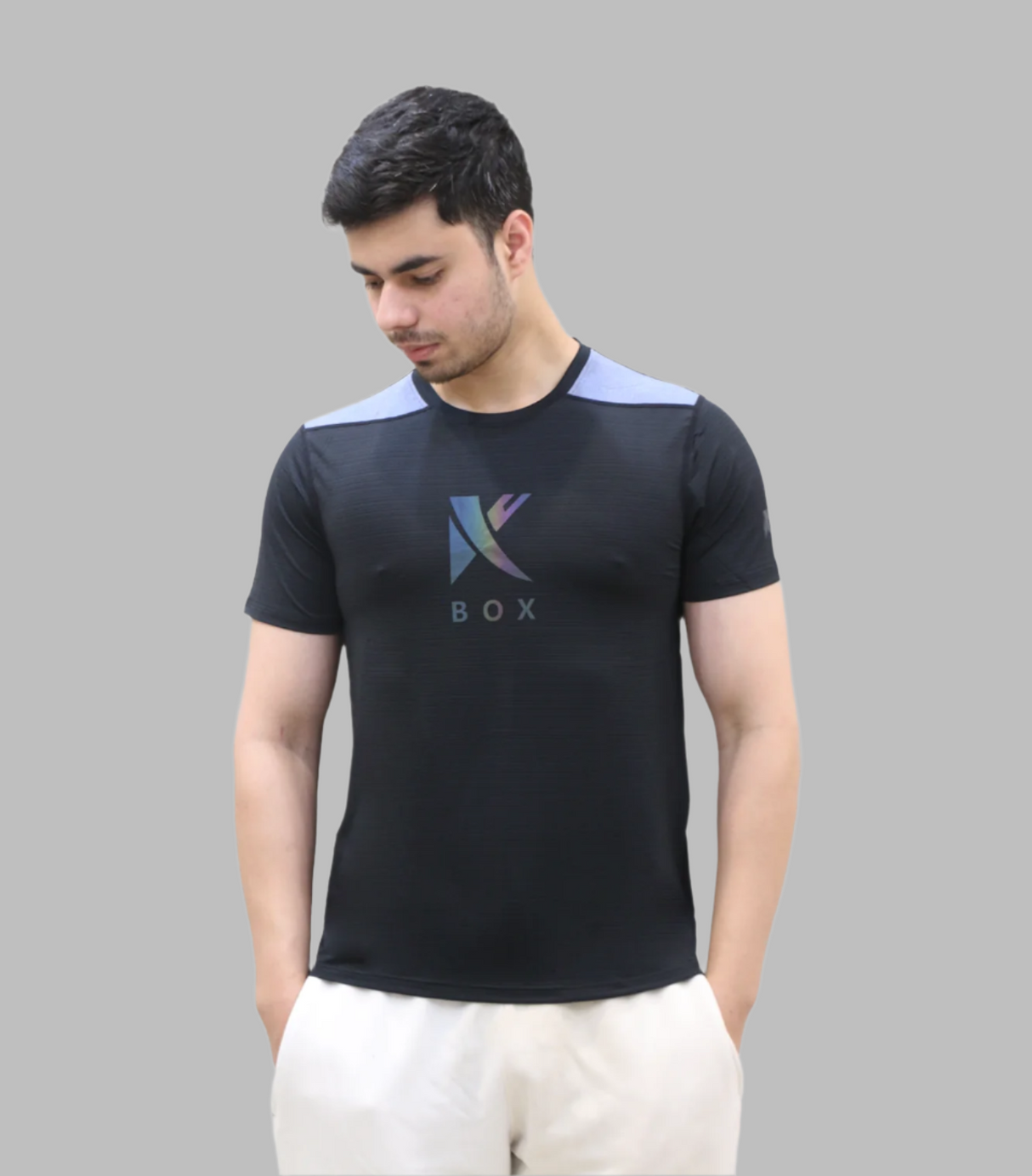 shirts half sleeve pure terry k box black 2202