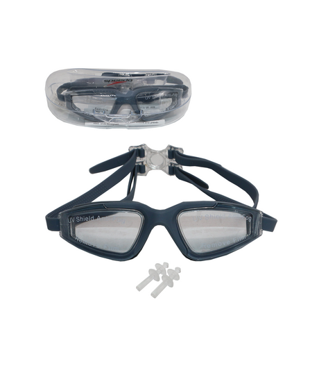 swmming goggles speedo with ear plug sb8600 handle box