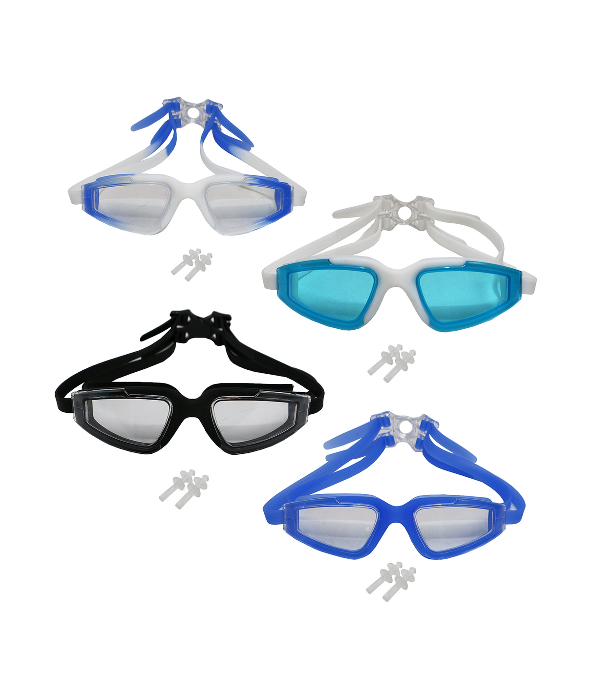 swmming goggles speedo with ear plug sb8600 handle box