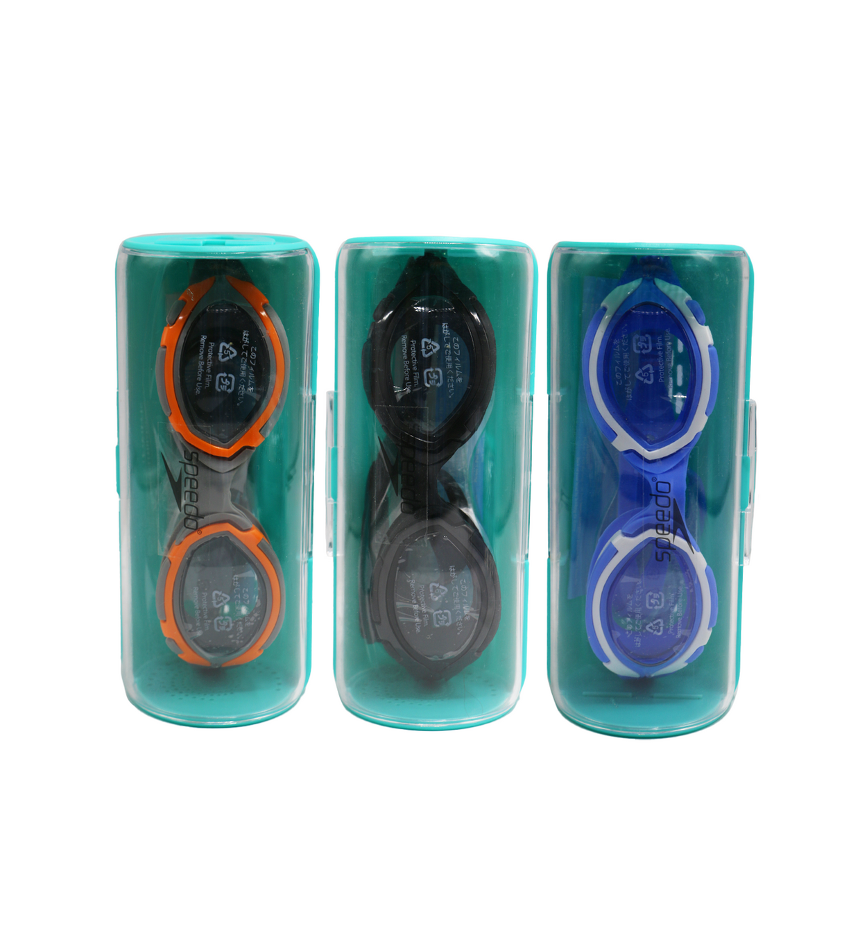 swimming goggles speedo with ear plug round box ak 55