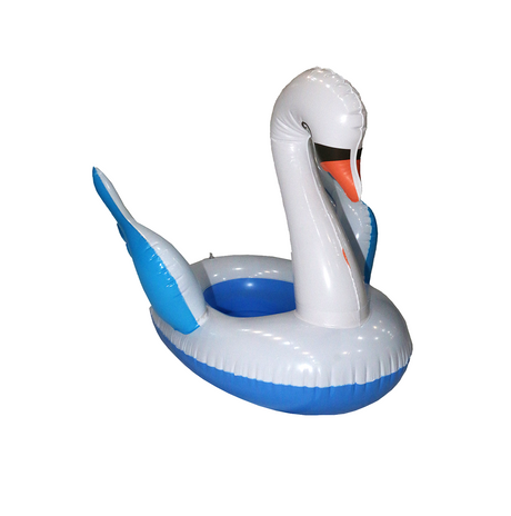 swimming ring swan white inflateable with wings a 1366-5